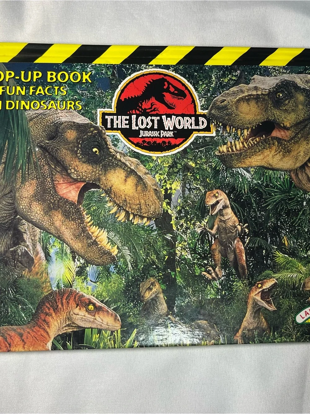 Vintage 1997 Jurassic Park The Lost World Pop-Up Book HC Landoll’s Rare
